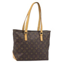 LOUIS VUITTON Monogram Cabas Piano Tote Bag M51148 LV Auth ai808-1