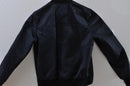 LOUIS VUITTON Monogram Jacket Nylon 38 Japan Limited Black Red LV Auth ak066-12