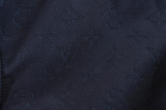 LOUIS VUITTON Monogram Jacket Nylon 38 Japan Limited Black Red LV Auth ak066