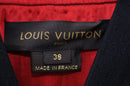 LOUIS VUITTON Monogram Jacket Nylon 38 Japan Limited Black Red LV Auth ak066-5