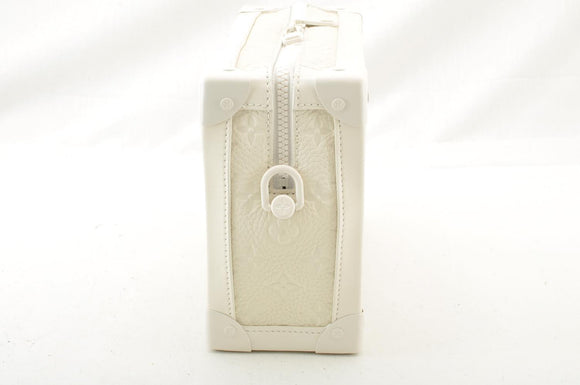 LOUIS VUITTON Virgil Abloh Shoulder Bag Soft Trunk Box White M53254 Auth ak104SM
