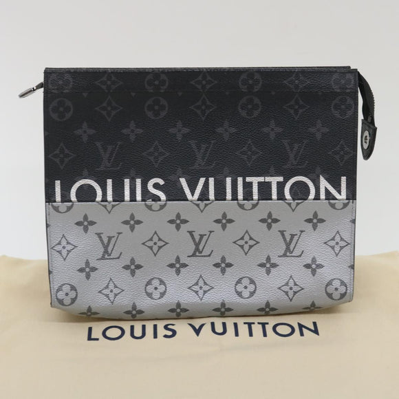 LOUIS VUITTON Monogram Split Pochette Voyage MM Clutch Bag M63039 LV Auth ak168V