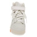 LOUIS VUITTON Trainer sneakers Leather High cut White 1A5A0D LV Auth ak173AM-13