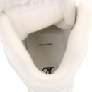 LOUIS VUITTON Trainer sneakers Leather High cut White 1A5A0D LV Auth ak173AM-15