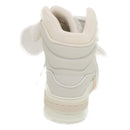 LOUIS VUITTON Trainer sneakers Leather High cut White 1A5A0D LV Auth ak173AM-4