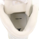 LOUIS VUITTON Trainer sneakers Leather High cut White 1A5A0D LV Auth ak173AM-7