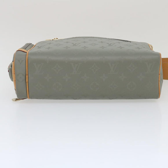 LOUIS VUITTON Monogram titanium Camera Bag Shoulder Bag Gray M43884 Auth ak180SM