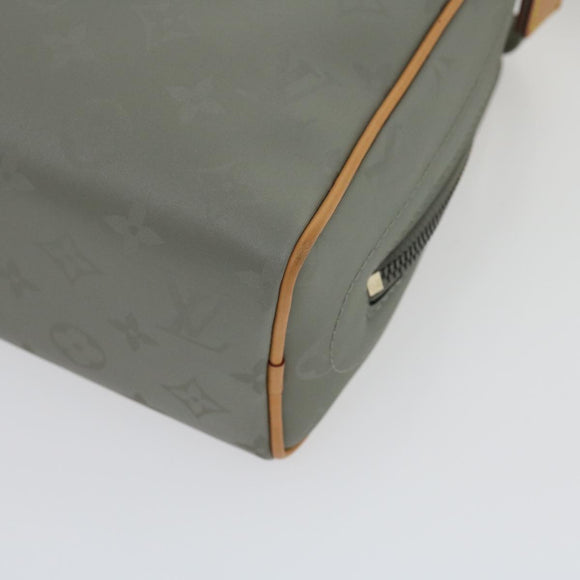 LOUIS VUITTON Monogram titanium Camera Bag Shoulder Bag Gray M43884 Auth ak180SM