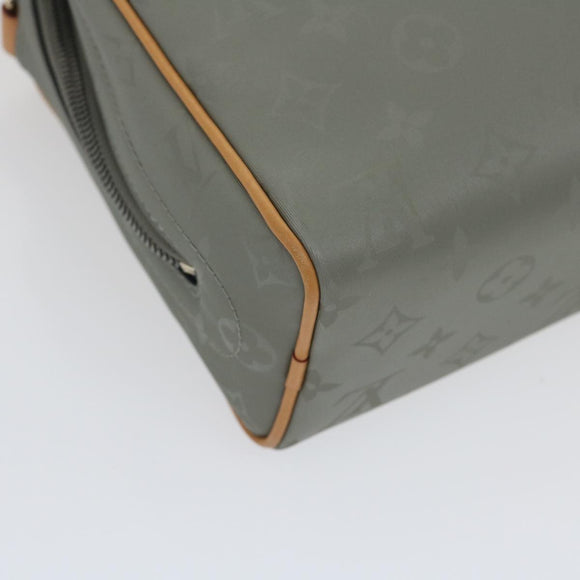 LOUIS VUITTON Monogram titanium Camera Bag Shoulder Bag Gray M43884 Auth ak180SM
