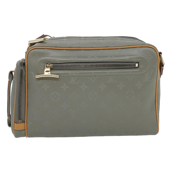 LOUIS VUITTON Monogram titanium Camera Bag Shoulder Bag Gray M43884 Auth ak180SM