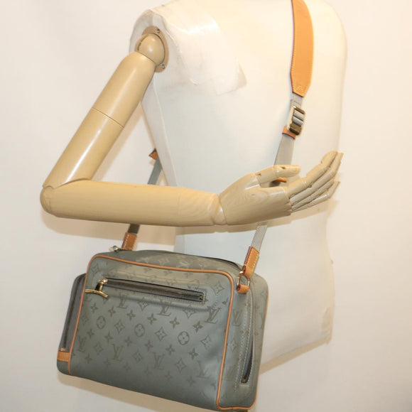 LOUIS VUITTON Monogram titanium Camera Bag Shoulder Bag Gray M43884 Auth ak180SM