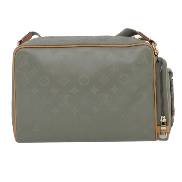 LOUIS VUITTON Monogram titanium Camera Bag Shoulder Bag Gray M43884 Auth ak180SM