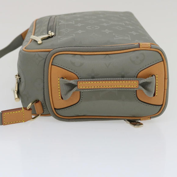 LOUIS VUITTON Monogram titanium Camera Bag Shoulder Bag Gray M43884 Auth ak180SM