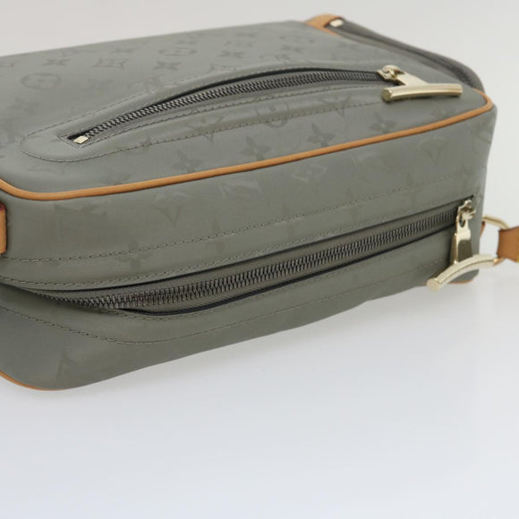 LOUIS VUITTON Monogram titanium Camera Bag Shoulder Bag Gray M43884 Auth ak180SM