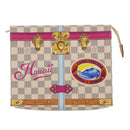 LOUIS VUITTON Damier Azur Poche Toilette 26 Beutel M41438 LV Auth ak181SAM-13