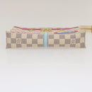 LOUIS VUITTON Damier Azur Poche Toilette 26 Beutel M41438 LV Auth ak181SAM-6