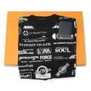 LOUIS VUITTON All Over Logo T-shirt XS Fall Winter 2019Limited Black Auth ak186AM-6