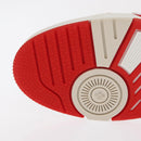 LOUIS VUITTON LV Rainer Line Fabric Sneakers Red LD0233 LV Auth ak217SM-28