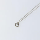 GUCCI GG Arabesque Interlocking Necklace Ag925 Silver Auth am10006-3