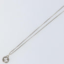GUCCI GG Arabesque Interlocking Necklace Ag925 Silver Auth am10006-4