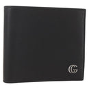 GUCCI Wallet Leather Black Auth am10009V-1