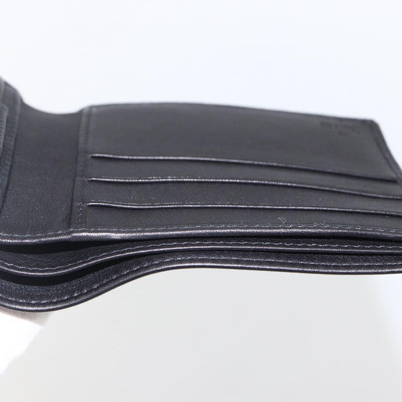 GUCCI Wallet Leather Black Auth am10009V