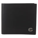 GUCCI Wallet Leather Black Auth am10009V-13