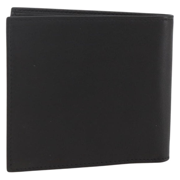 GUCCI Wallet Leather Black Auth am10009V