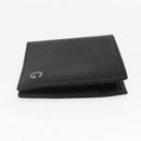GUCCI Wallet Leather Black Auth am10009V-3