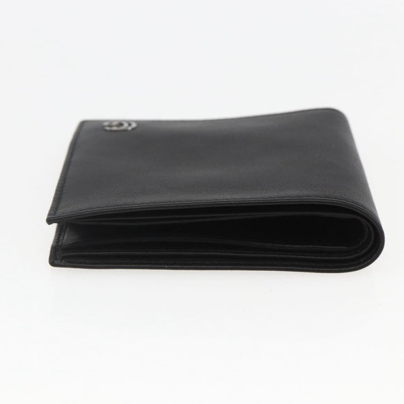 GUCCI Wallet Leather Black Auth am10009V