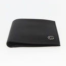GUCCI Wallet Leather Black Auth am10009V-6