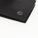 GUCCI Wallet Leather Black Auth am10009V-7