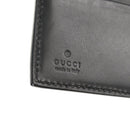 GUCCI GG Supreme Sherry Line Wallet PVC Black Navy 408826 Auth am10010V-19