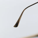 GUCCI Interlocking Web Sherry Linen Sunglasses metal Gold Tone Auth am10012V-12