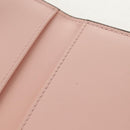 Salvatore Ferragamo Gancini Card Case Leather Pink Gold Auth am10013V-9