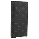 LOUIS VUITTON Monogram Eclipse Porte Feuille Brother Wallet M61697 Auth am10014M-1