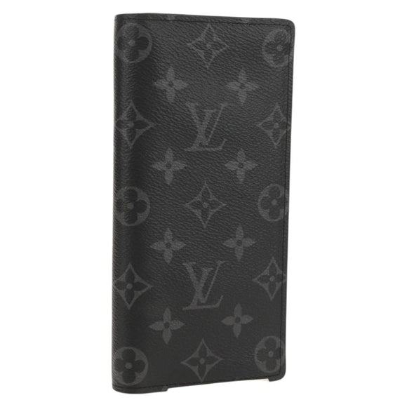 LOUIS VUITTON Monogram Eclipse Porte Feuille Brother Wallet M61697 Auth am10014M