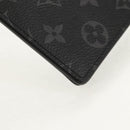 LOUIS VUITTON Monogram Eclipse Porte Feuille Brother Wallet M61697 Auth am10014M-15