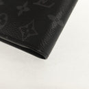 LOUIS VUITTON Monogram Eclipse Porte Feuille Brother Wallet M61697 Auth am10014M-16