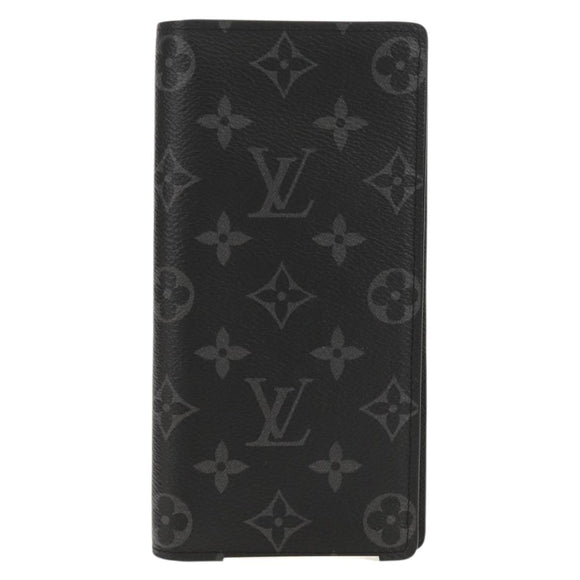 LOUIS VUITTON Monogram Eclipse Porte Feuille Brother Wallet M61697 Auth am10014M