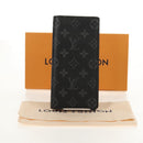 LOUIS VUITTON Monogram Eclipse Porte Feuille Brother Wallet M61697 Auth am10014M-12