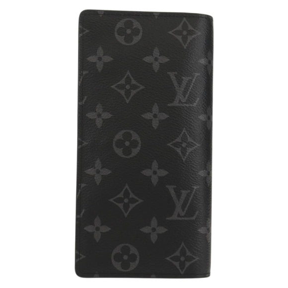 LOUIS VUITTON Monogram Eclipse Porte Feuille Brother Wallet M61697 Auth am10014M