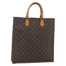 LOUIS VUITTON Monogram Sac Plat Hand Bag M51140 LV Auth am10016-1