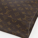 LOUIS VUITTON Monogram Sac Plat Hand Bag M51140 LV Auth am10016-10