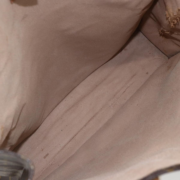 LOUIS VUITTON Monogram Sac Plat Hand Bag M51140 LV Auth am10016