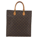 LOUIS VUITTON Monogram Sac Plat Hand Bag M51140 LV Auth am10016-2