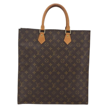 LOUIS VUITTON Monogram Sac Plat Hand Bag M51140 LV Auth am10016 - 0