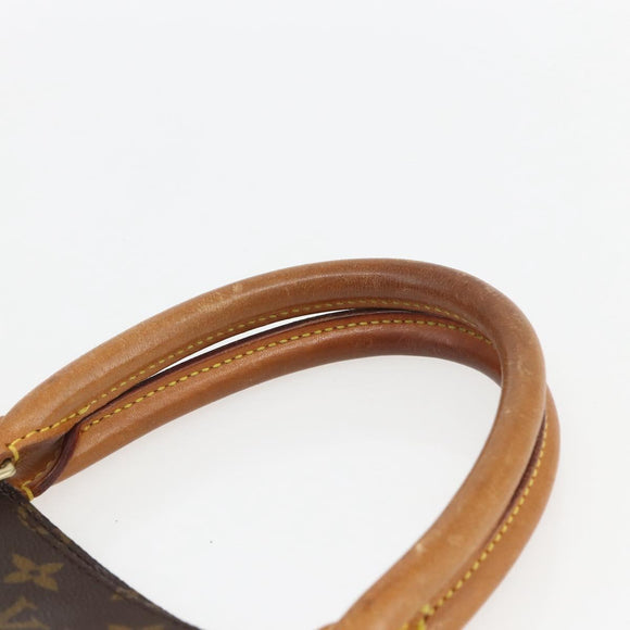 LOUIS VUITTON Monogram Sac Plat Hand Bag M51140 LV Auth am10016