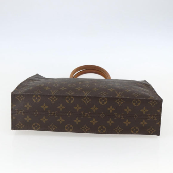 LOUIS VUITTON Monogram Sac Plat Hand Bag M51140 LV Auth am10016