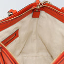 GUCCI Soho Hand Bag Leather 2way Orange Gold 369176 Auth am10017V-19
